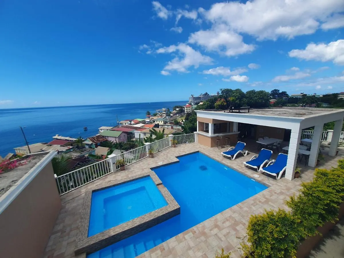 Lovely 2 Bedroom Apartment With Shared Pool Roseau 0*,  Dominica